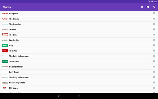 Nigeria Newspapers android App screenshot 9