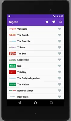 Nigeria Newspapers android App screenshot 3