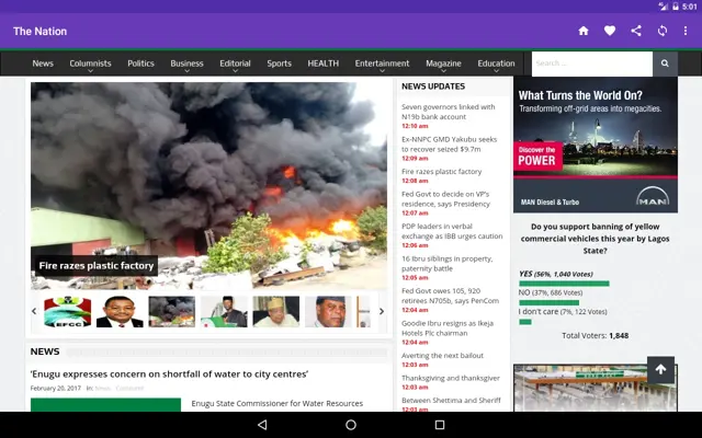 Nigeria Newspapers android App screenshot 5